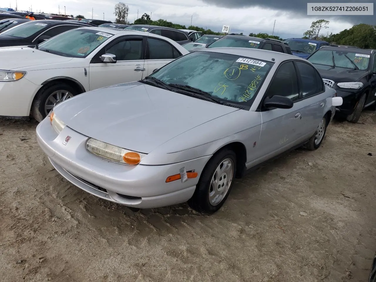 2001 Saturn Sl2 VIN: 1G8ZK52741Z206051 Lot: 74127884