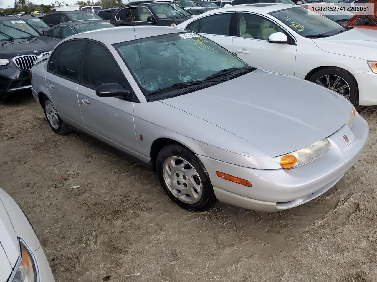 2001 Saturn Sl2 VIN: 1G8ZK52741Z206051 Lot: 74127884