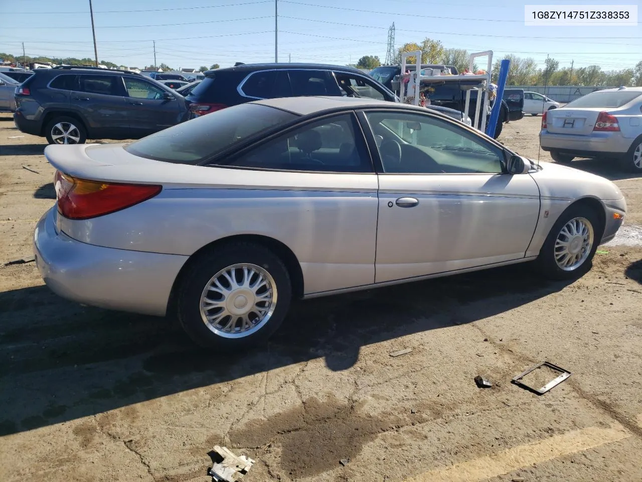 2001 Saturn Sc2 VIN: 1G8ZY14751Z338353 Lot: 75086154