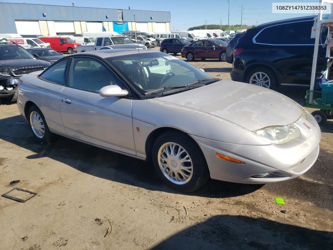 2001 Saturn Sc2 VIN: 1G8ZY14751Z338353 Lot: 75086154