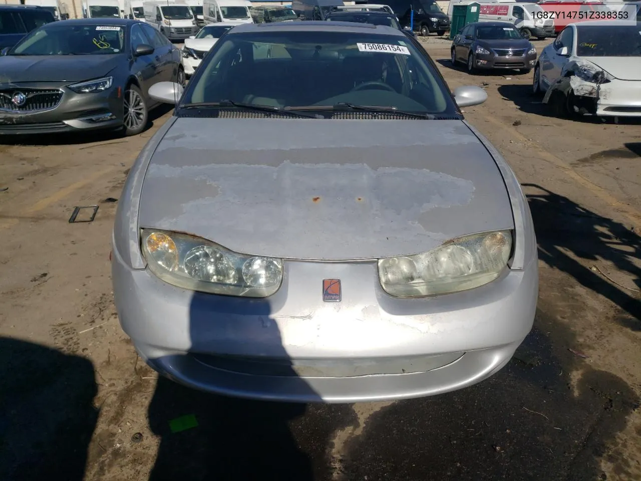 2001 Saturn Sc2 VIN: 1G8ZY14751Z338353 Lot: 75086154