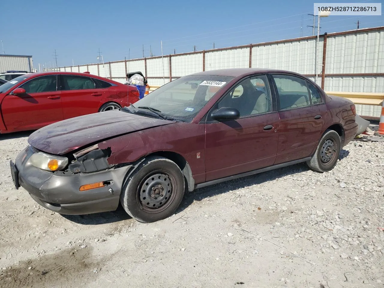 2001 Saturn Sl1 VIN: 1G8ZH52871Z286713 Lot: 75832144