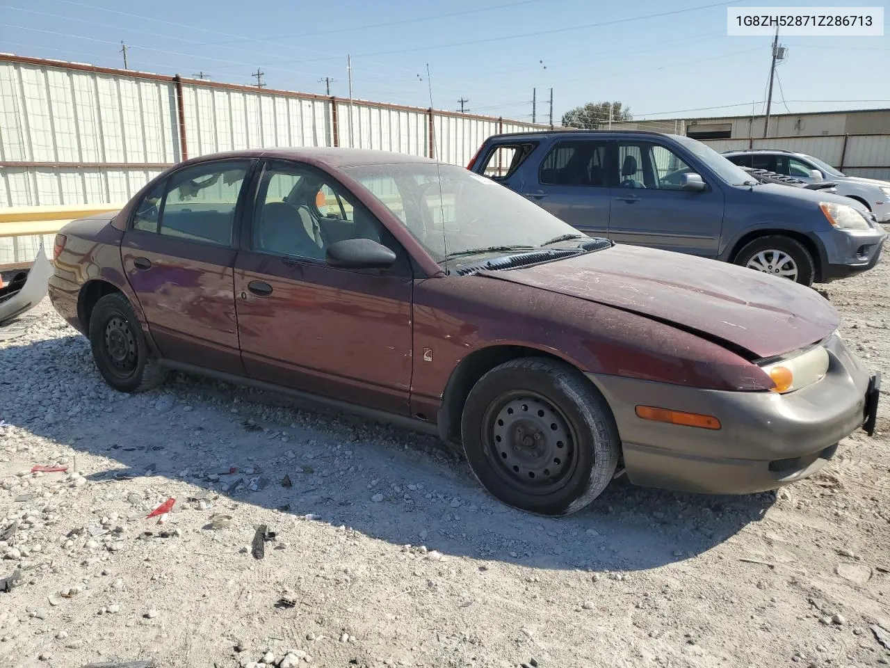 2001 Saturn Sl1 VIN: 1G8ZH52871Z286713 Lot: 75832144