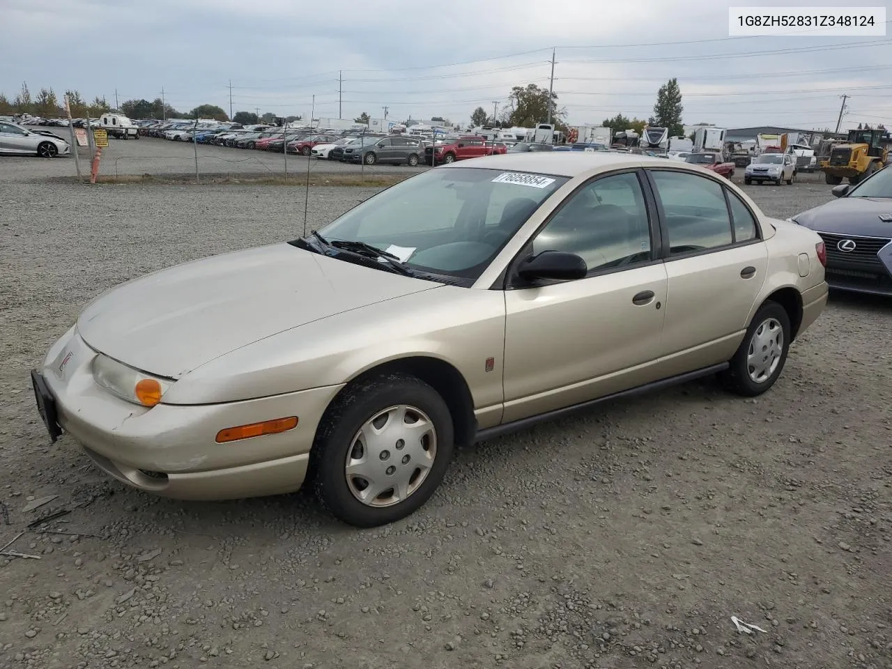 2001 Saturn Sl1 VIN: 1G8ZH52831Z348124 Lot: 76058854