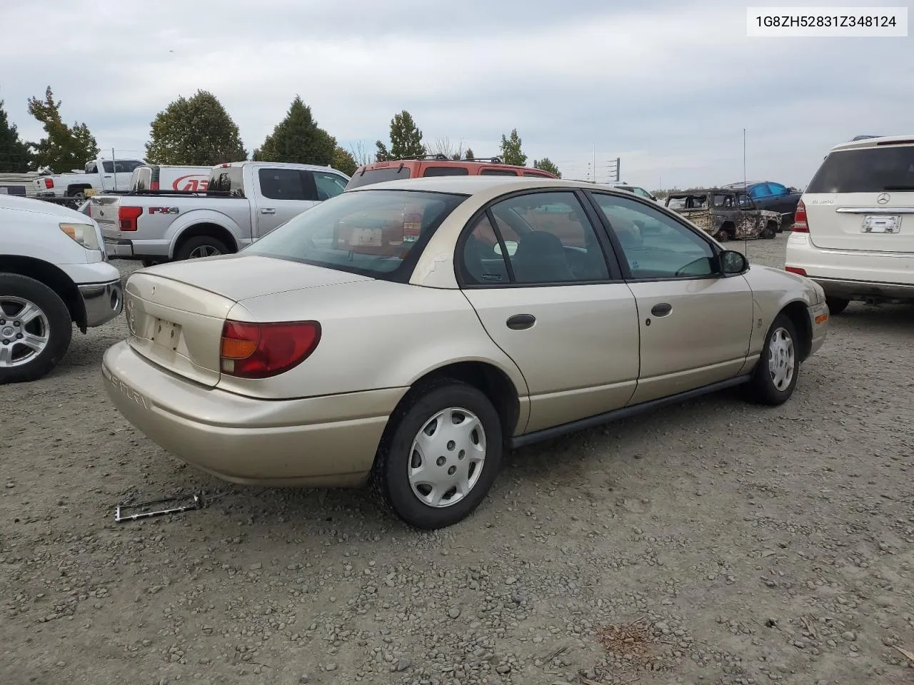 2001 Saturn Sl1 VIN: 1G8ZH52831Z348124 Lot: 76058854