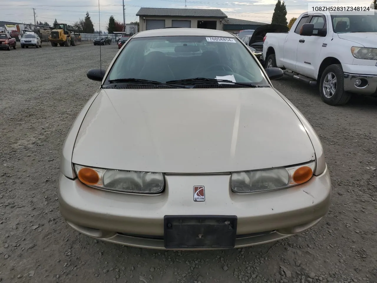 2001 Saturn Sl1 VIN: 1G8ZH52831Z348124 Lot: 76058854