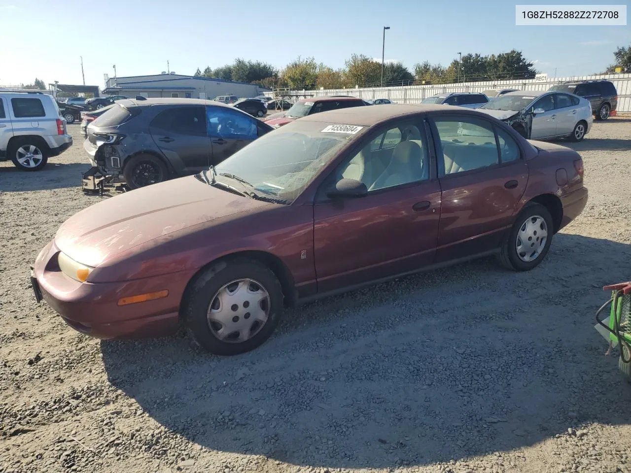 2002 Saturn Sl1 VIN: 1G8ZH52882Z272708 Lot: 74550604