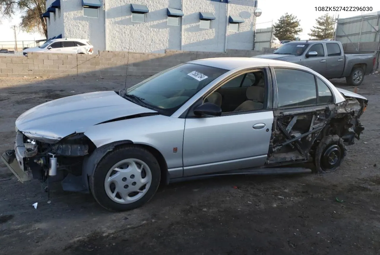 2002 Saturn Sl2 VIN: 1G8ZK52742Z296030 Lot: 75050164