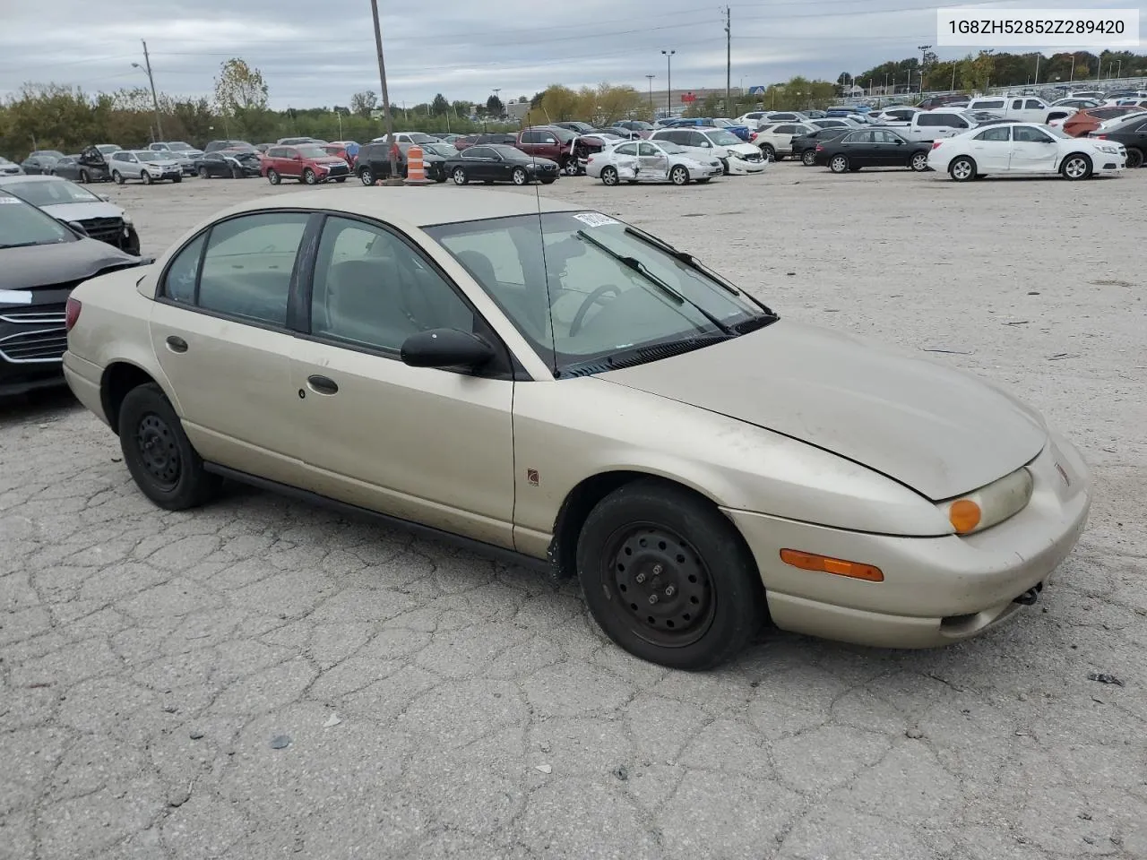 2002 Saturn Sl1 VIN: 1G8ZH52852Z289420 Lot: 76012404