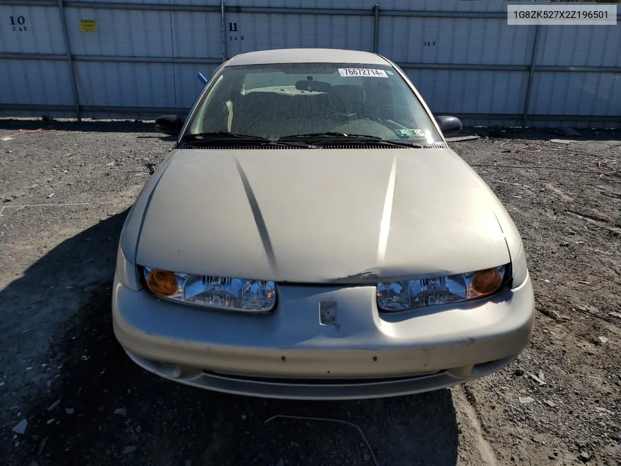 2002 Saturn Sl2 VIN: 1G8ZK527X2Z196501 Lot: 76672714