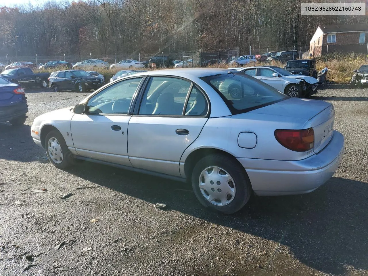 2002 Saturn Sl1 VIN: 1G8ZG52852Z160743 Lot: 80862364