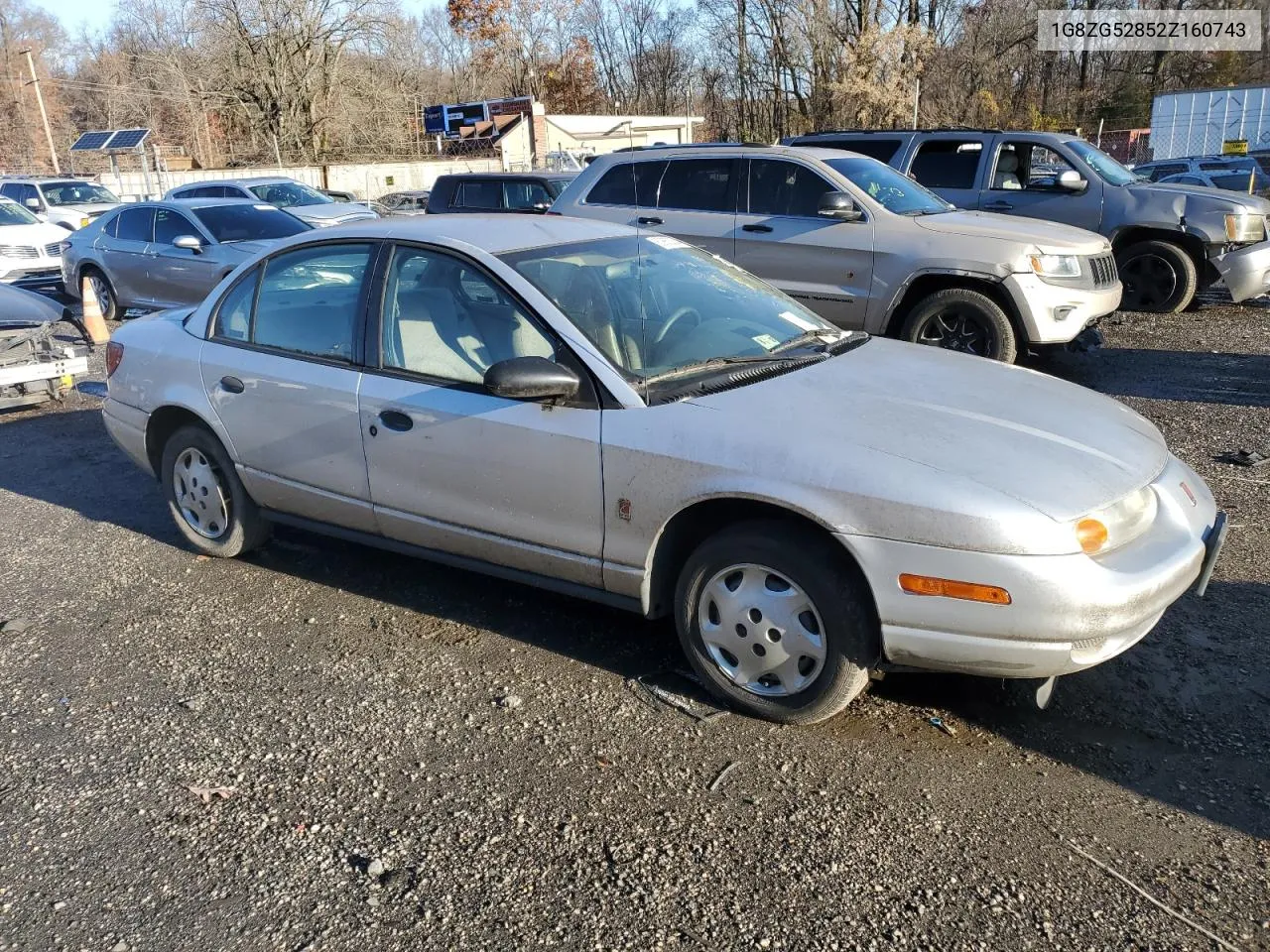 2002 Saturn Sl1 VIN: 1G8ZG52852Z160743 Lot: 80862364