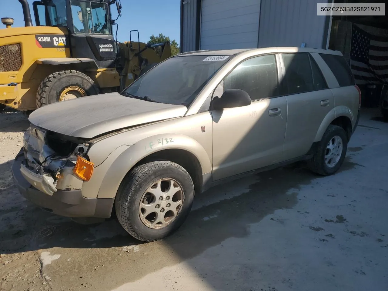 2002 Saturn Vue VIN: 5GZCZ63B82S821971 Lot: 73753884