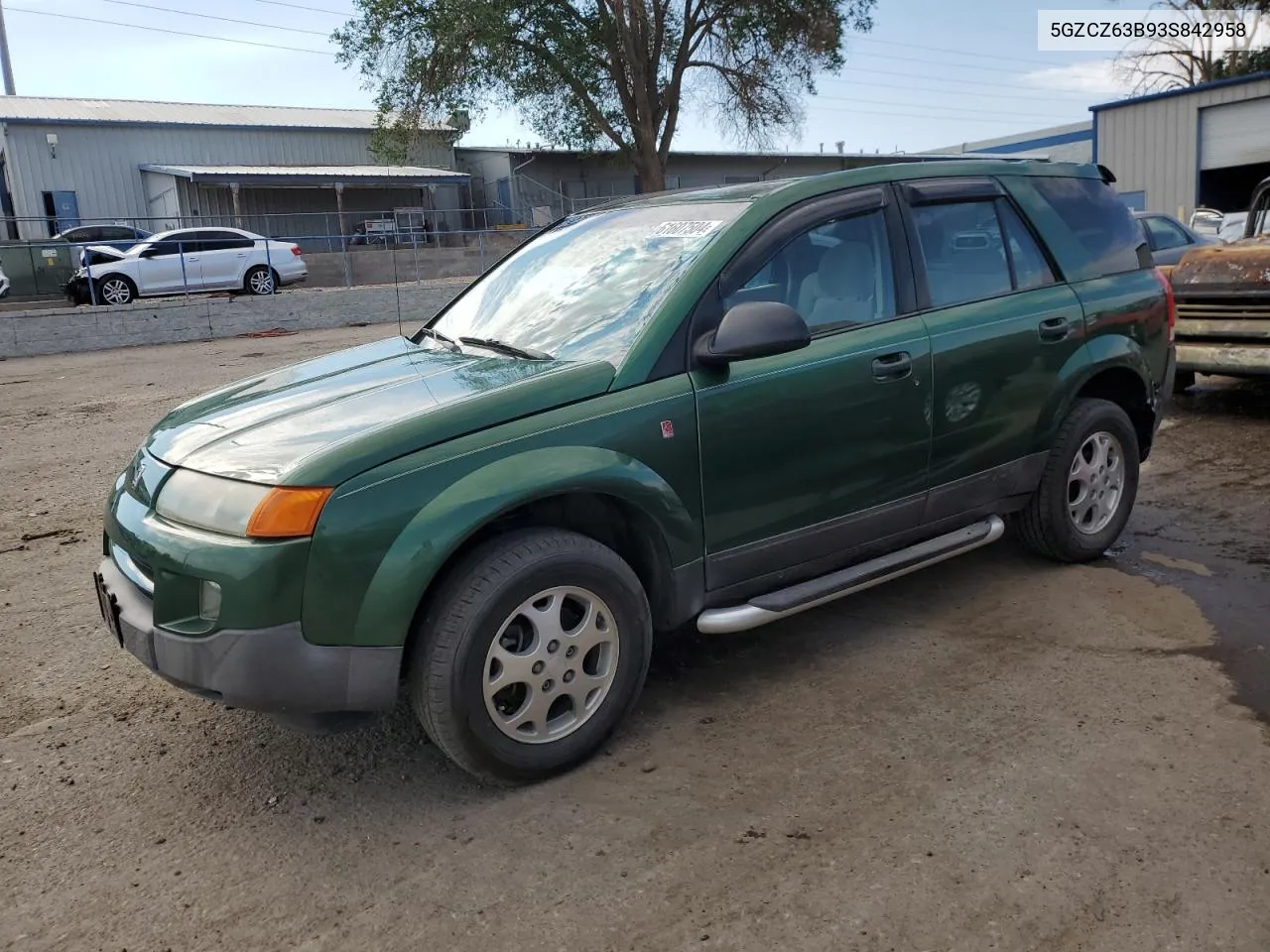 2003 Saturn Vue VIN: 5GZCZ63B93S842958 Lot: 61607504