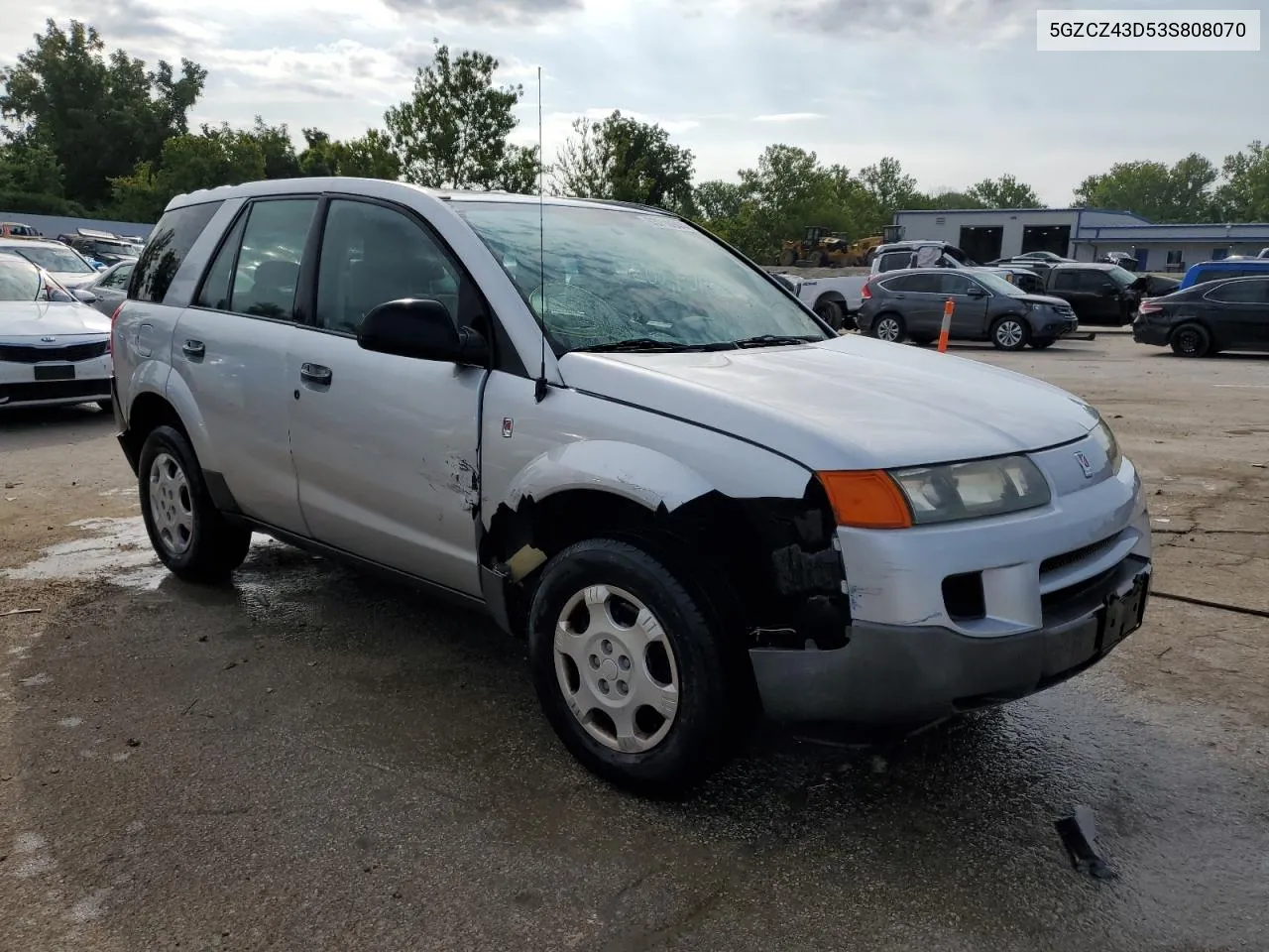 2003 Saturn Vue VIN: 5GZCZ43D53S808070 Lot: 63718944