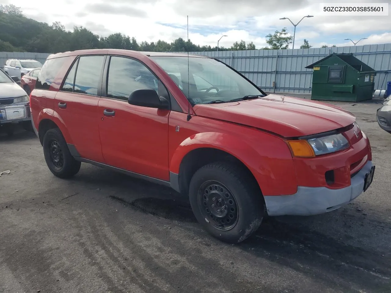 2003 Saturn Vue VIN: 5GZCZ33D03S855601 Lot: 68257234