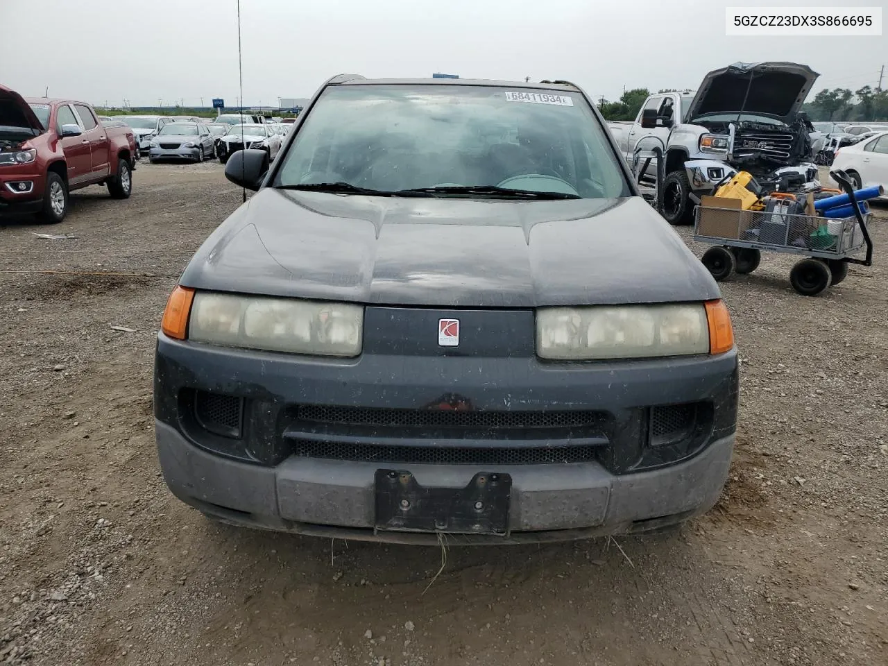 2003 Saturn Vue VIN: 5GZCZ23DX3S866695 Lot: 68411934