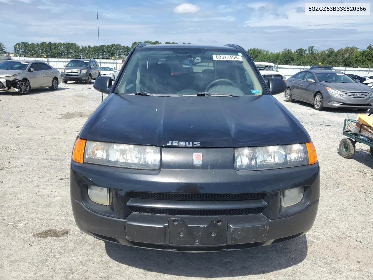 2003 Saturn Vue VIN: 5GZCZ53B33S820366 Lot: 69325454