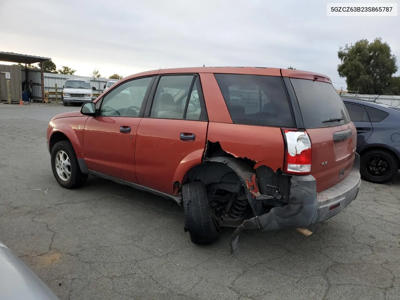 2003 Saturn Vue VIN: 5GZCZ63B23S865787 Lot: 71436794