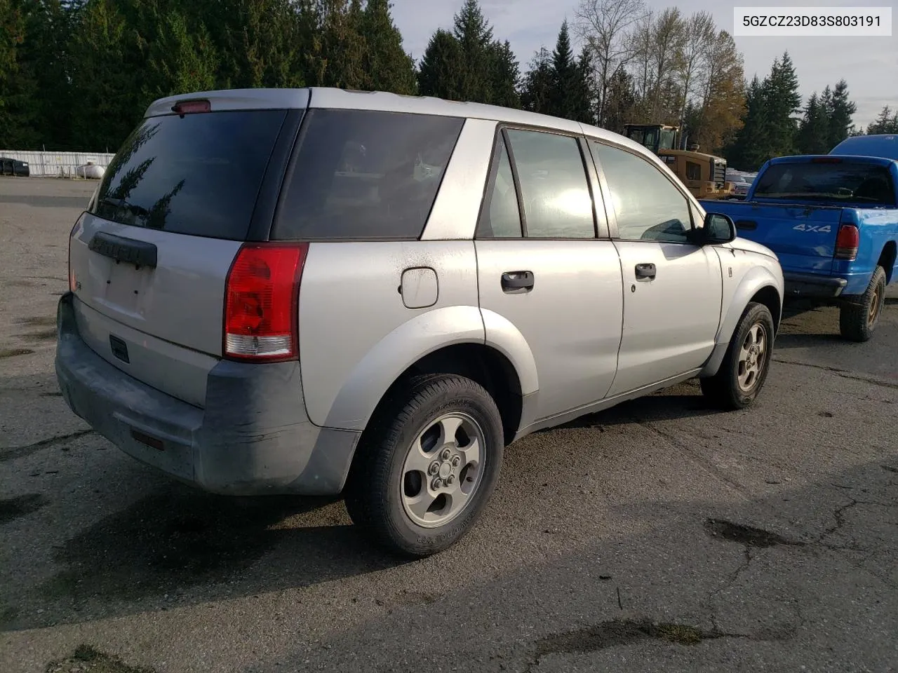 2003 Saturn Vue VIN: 5GZCZ23D83S803191 Lot: 75330404