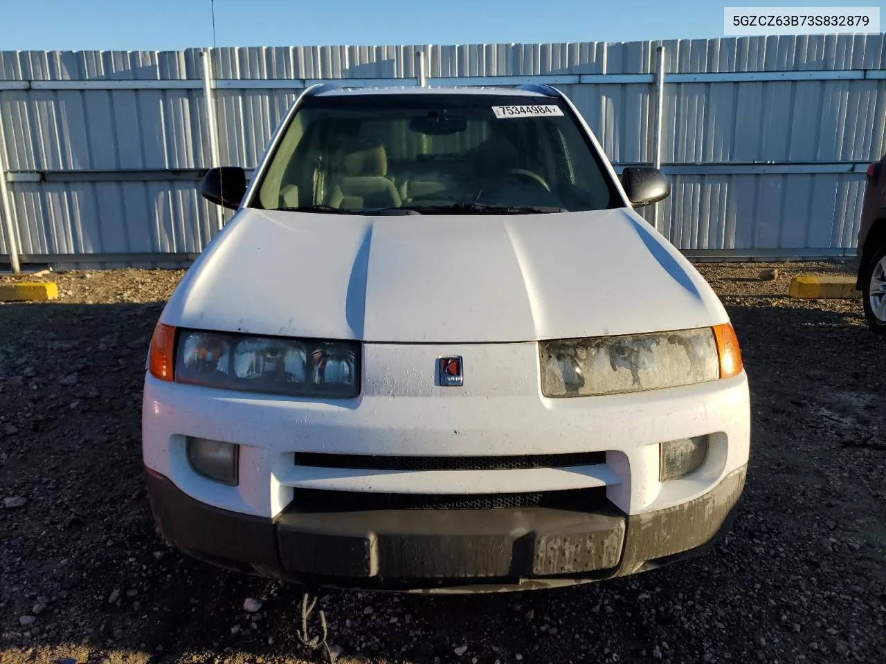 2003 Saturn Vue VIN: 5GZCZ63B73S832879 Lot: 75344984