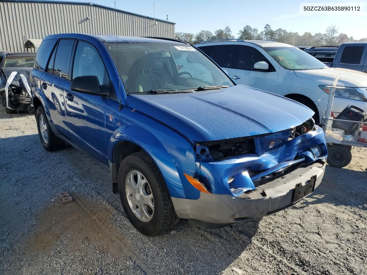 2003 Saturn Vue VIN: 5GZCZ63B63S890112 Lot: 77419924