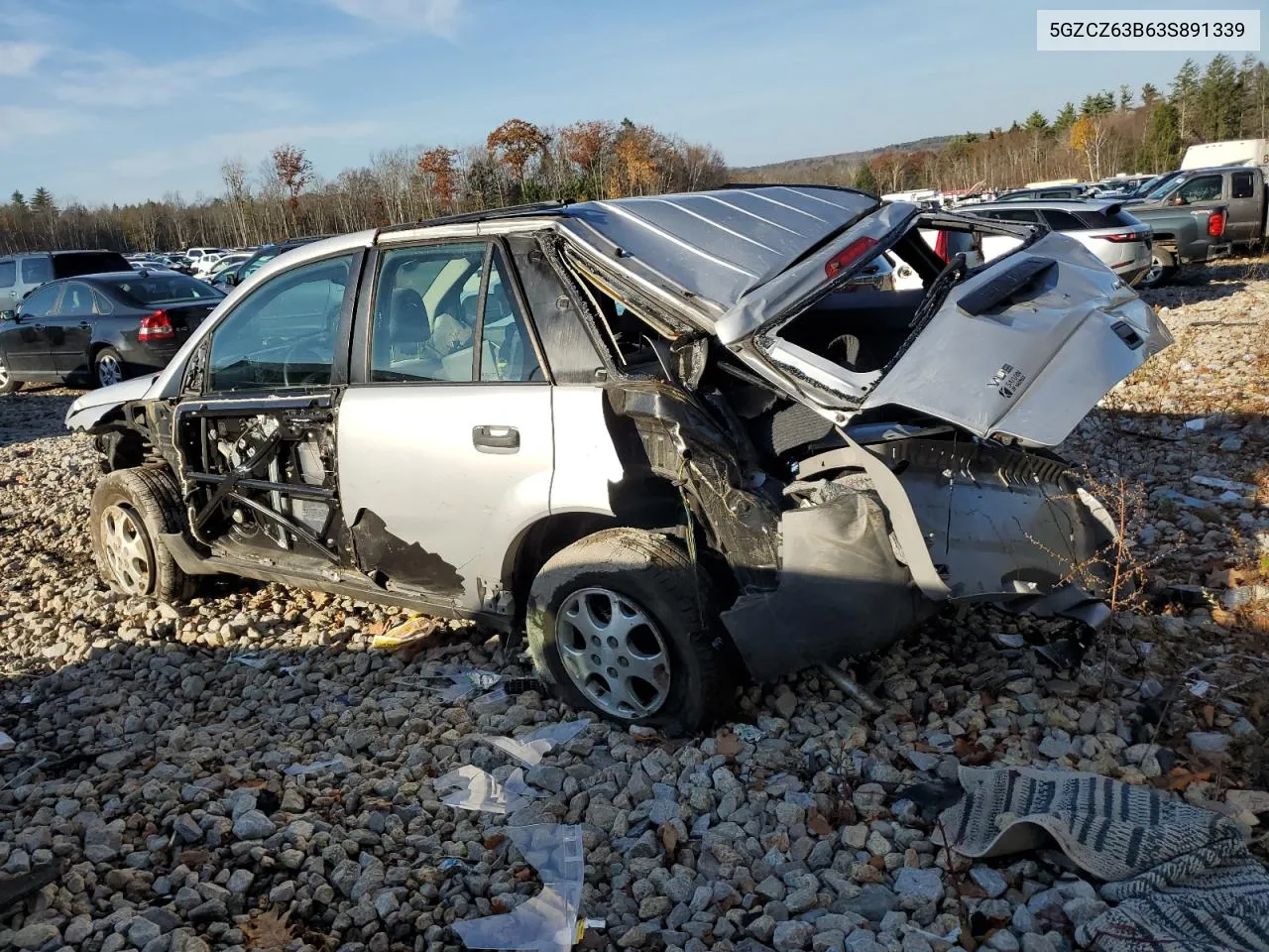 2003 Saturn Vue VIN: 5GZCZ63B63S891339 Lot: 78322374