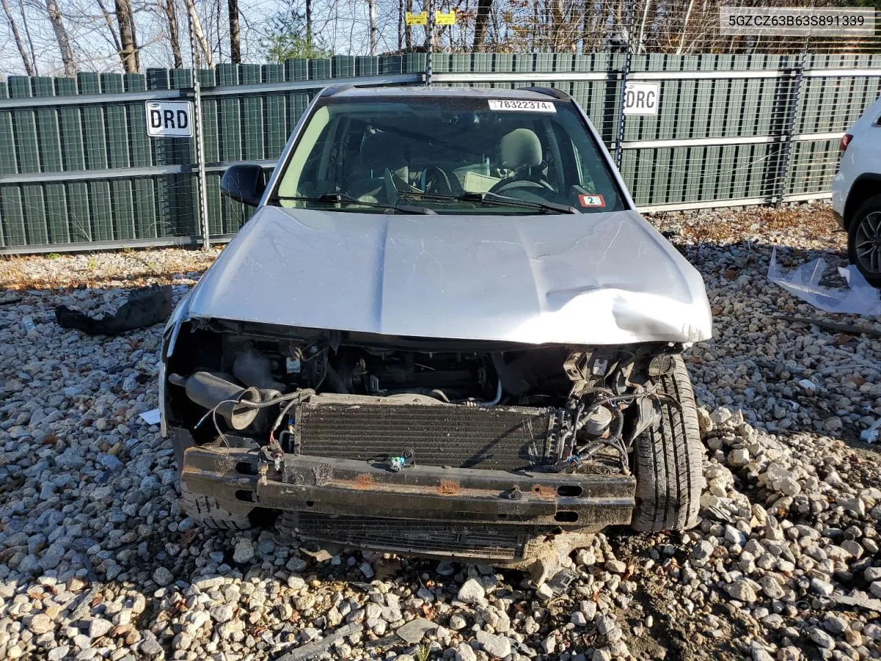 2003 Saturn Vue VIN: 5GZCZ63B63S891339 Lot: 78322374