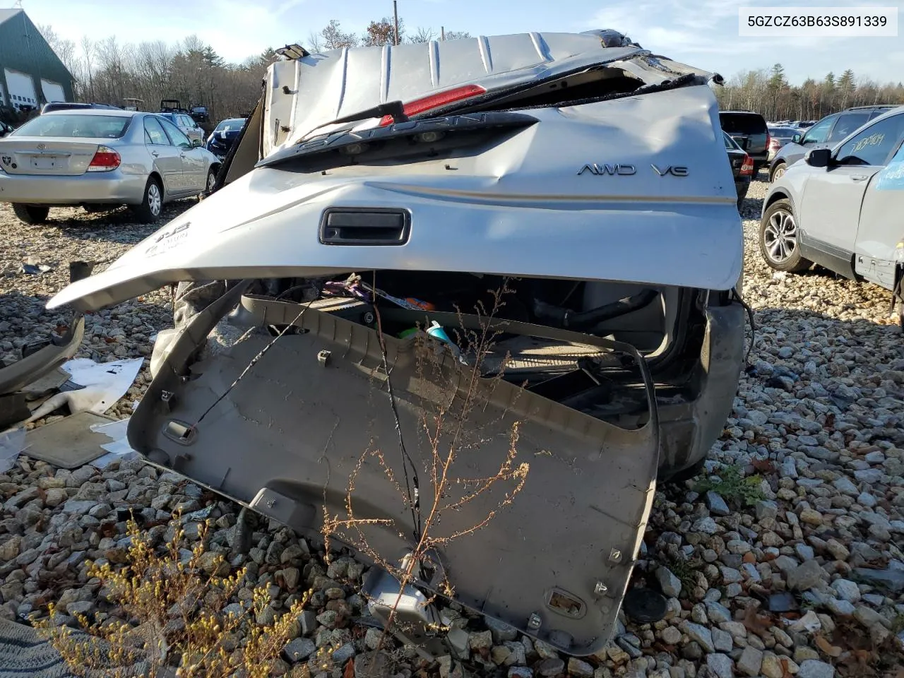 2003 Saturn Vue VIN: 5GZCZ63B63S891339 Lot: 78322374