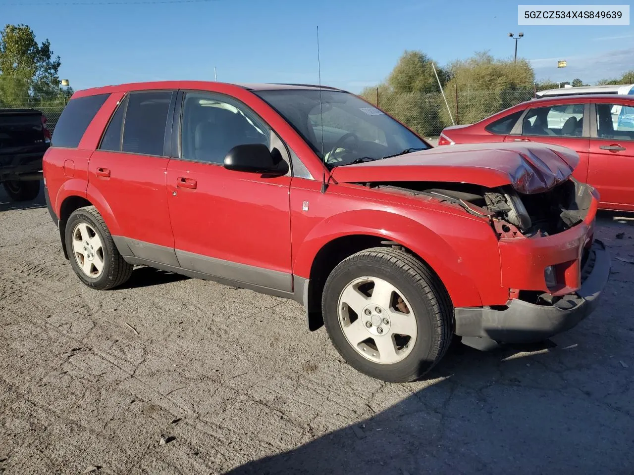 2004 Saturn Vue VIN: 5GZCZ534X4S849639 Lot: 71381824