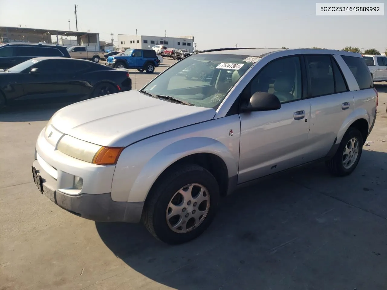 2004 Saturn Vue VIN: 5GZCZ53464S889992 Lot: 75751904