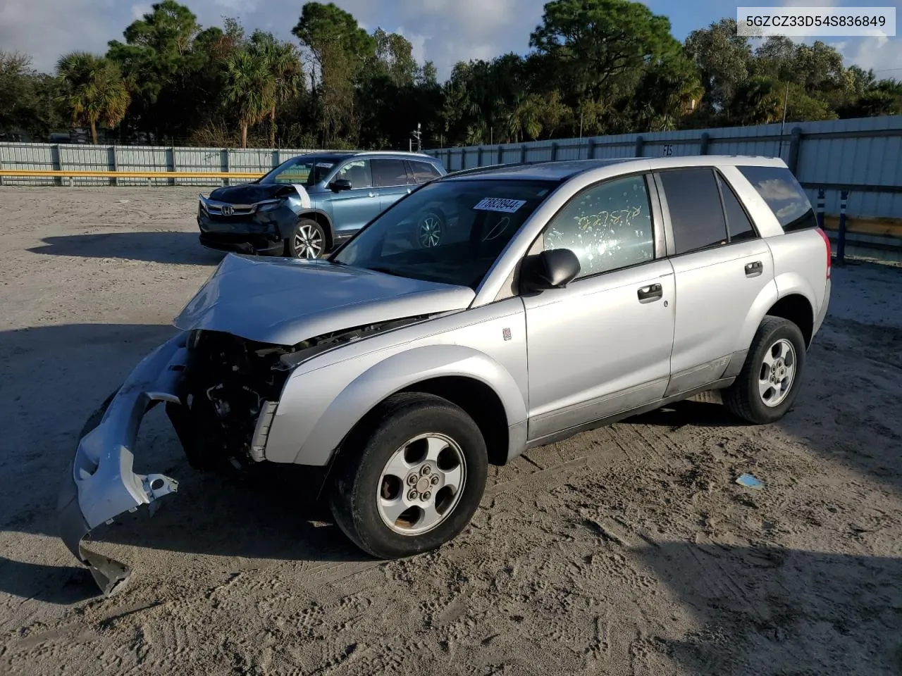 2004 Saturn Vue VIN: 5GZCZ33D54S836849 Lot: 78828944