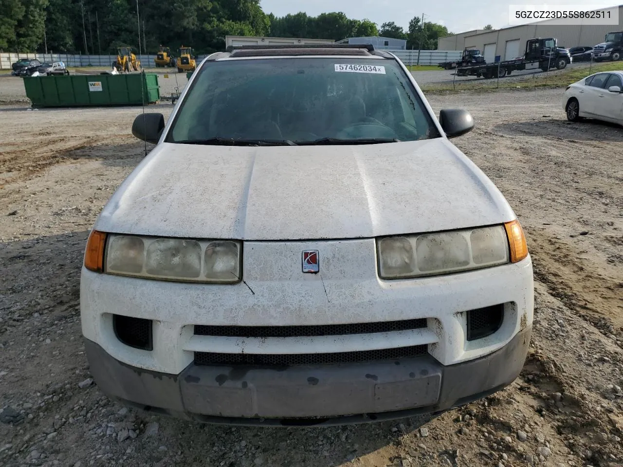 2005 Saturn Vue VIN: 5GZCZ23D55S862511 Lot: 57462034