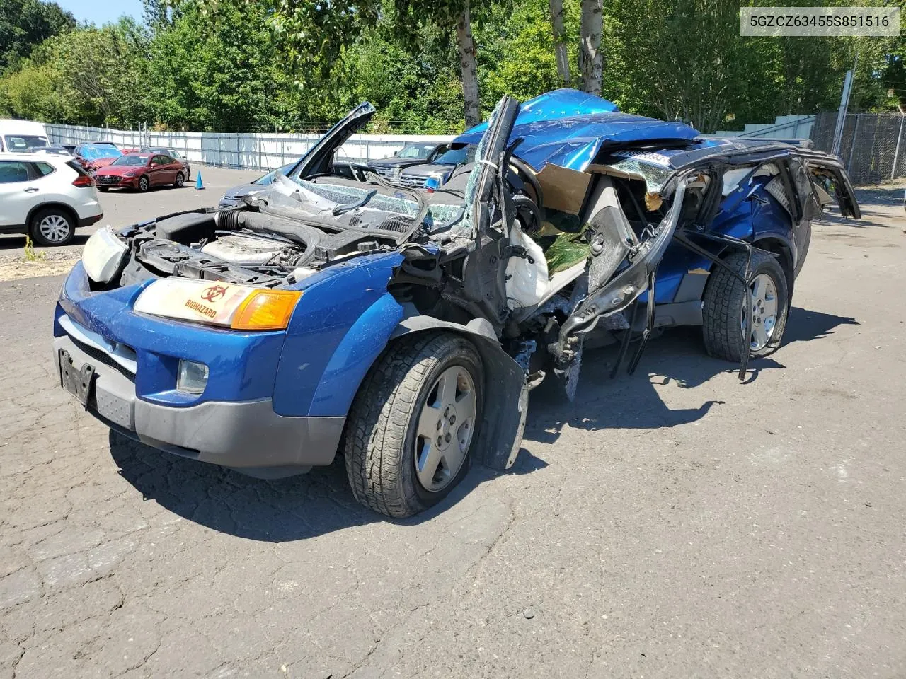 2005 Saturn Vue VIN: 5GZCZ63455S851516 Lot: 61896394