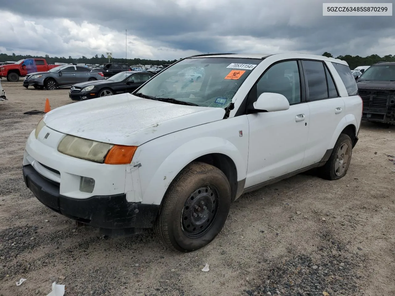 2005 Saturn Vue VIN: 5GZCZ63485S870299 Lot: 70531154