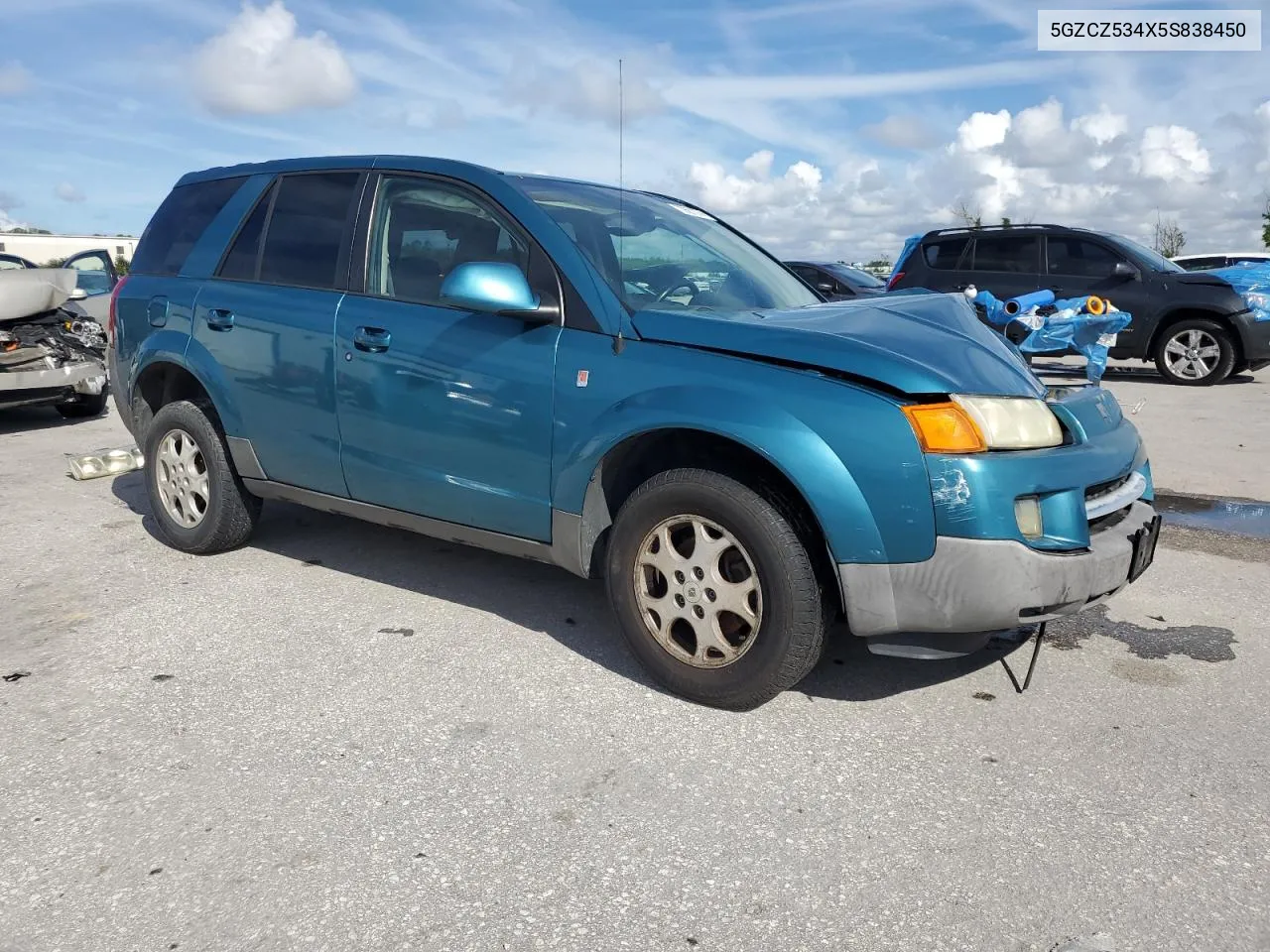 2005 Saturn Vue VIN: 5GZCZ534X5S838450 Lot: 70691374