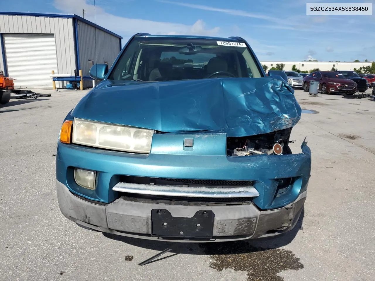 2005 Saturn Vue VIN: 5GZCZ534X5S838450 Lot: 70691374