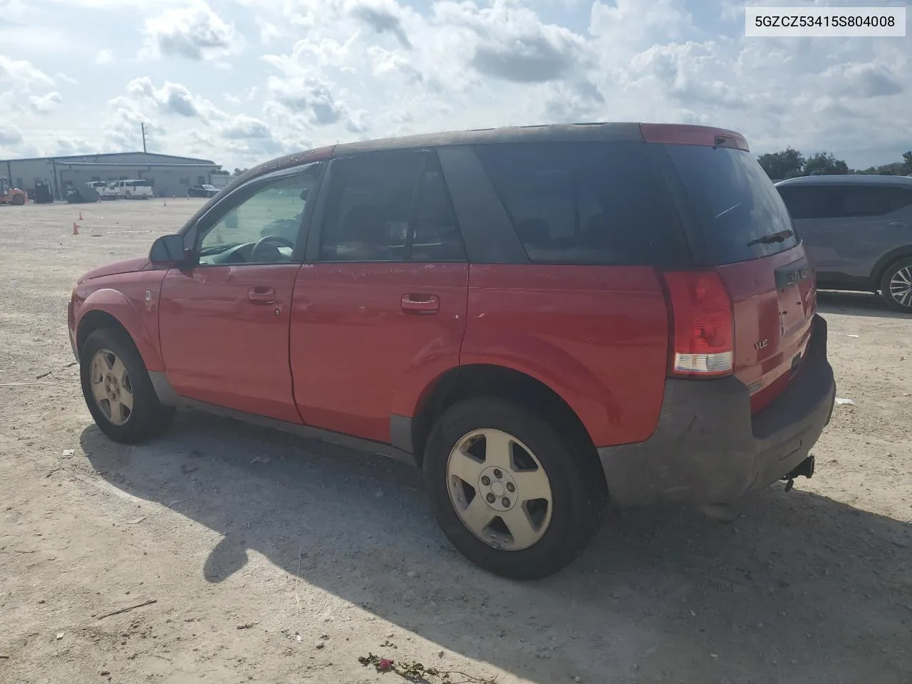 2005 Saturn Vue VIN: 5GZCZ53415S804008 Lot: 71879924