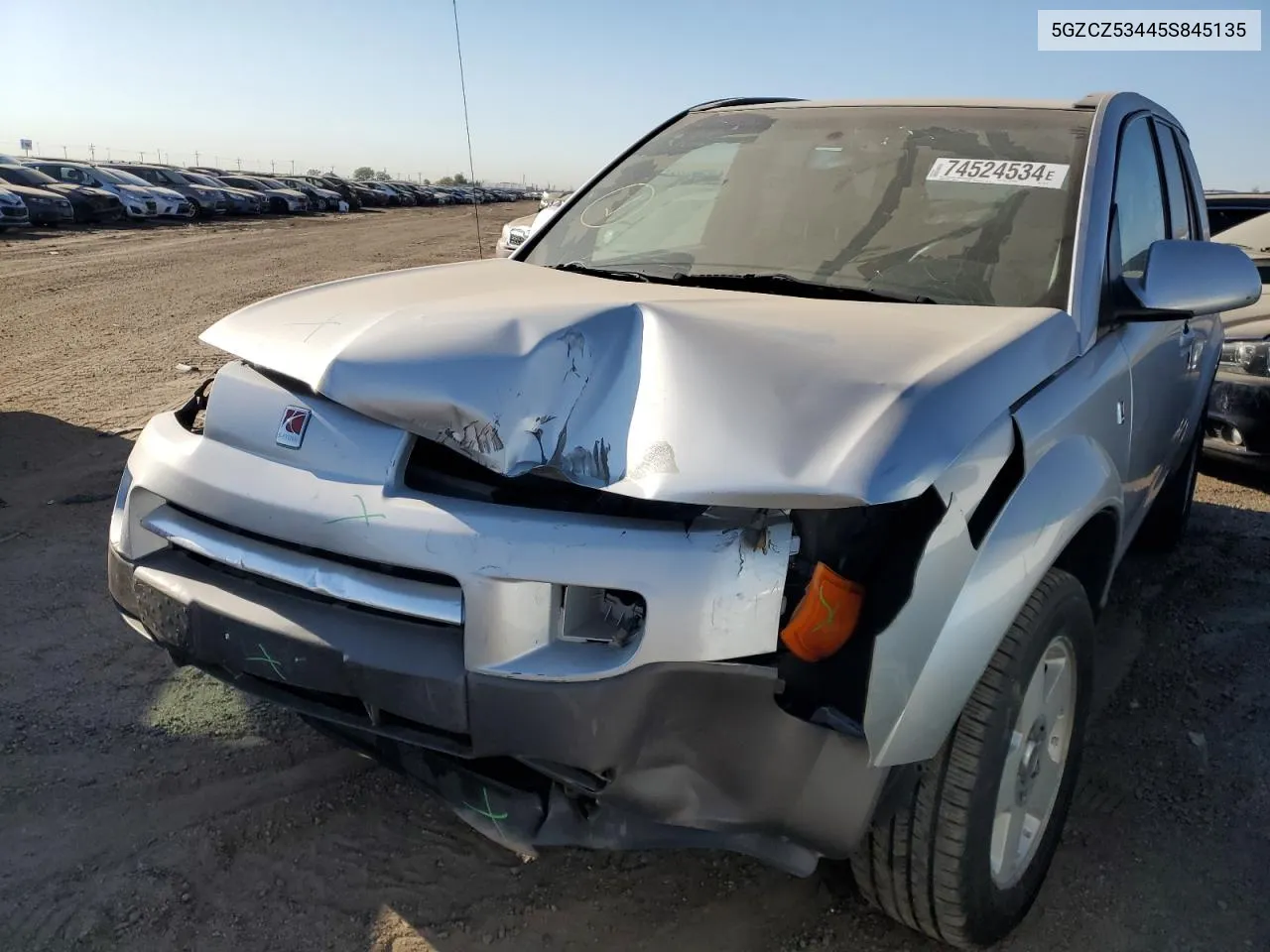 2005 Saturn Vue VIN: 5GZCZ53445S845135 Lot: 74524534