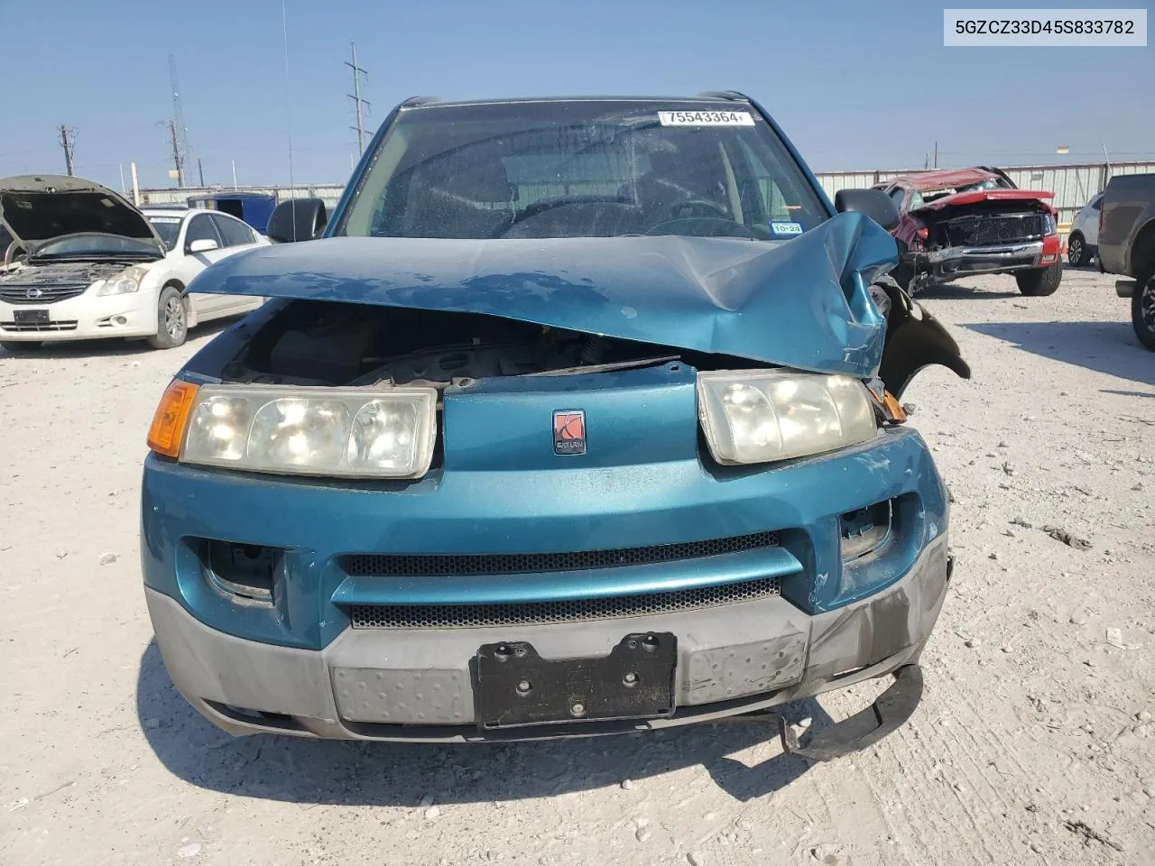 2005 Saturn Vue VIN: 5GZCZ33D45S833782 Lot: 75543364