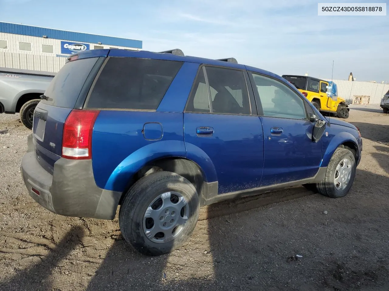 2005 Saturn Vue VIN: 5GZCZ43D05S818878 Lot: 76231984