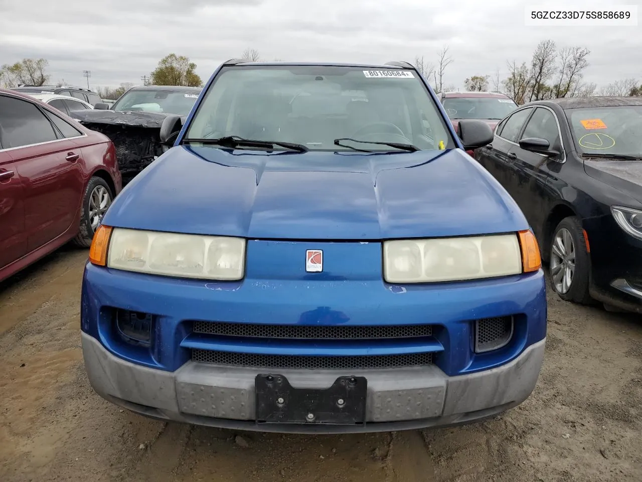 2005 Saturn Vue VIN: 5GZCZ33D75S858689 Lot: 80160684