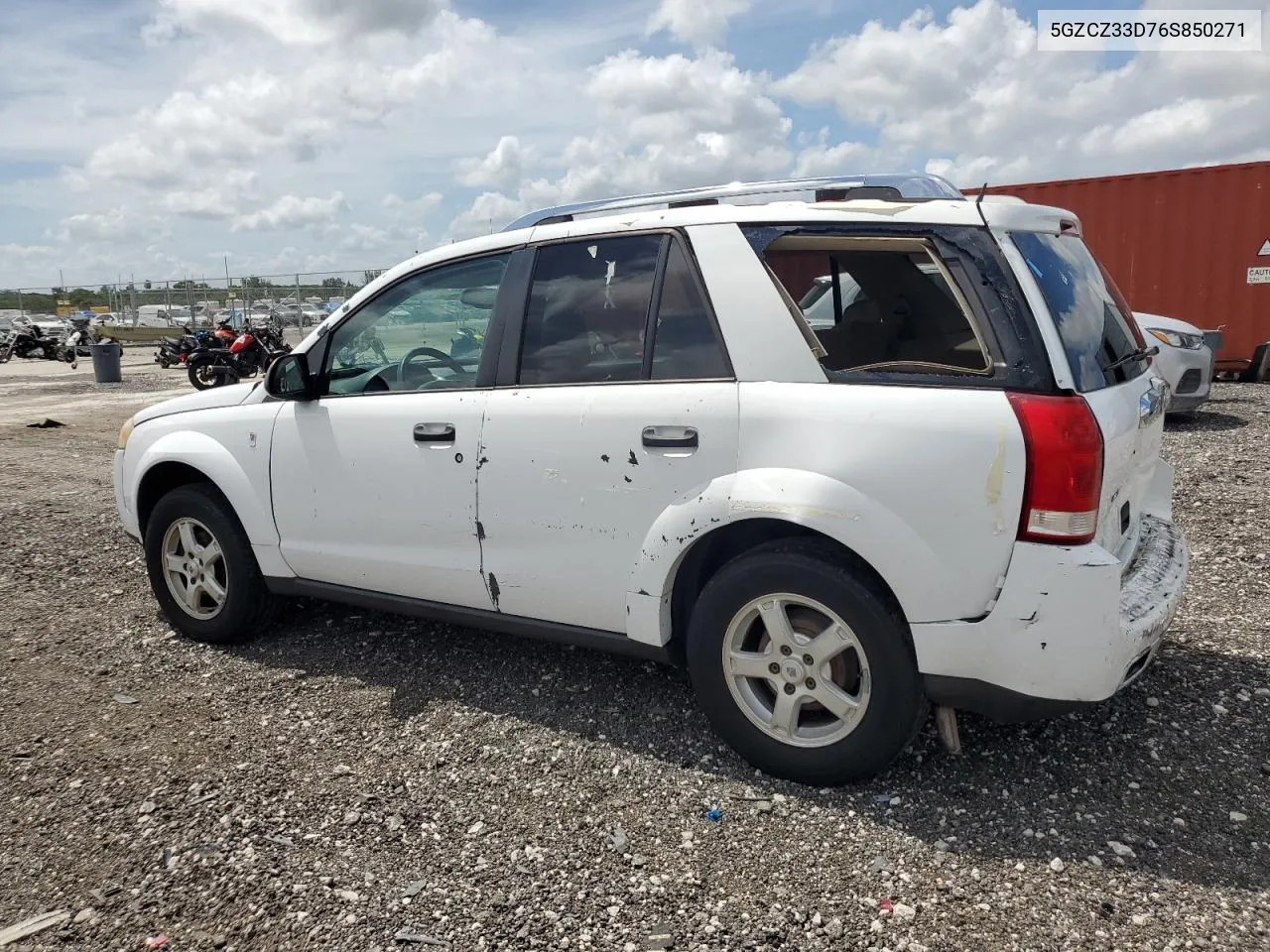 2006 Saturn Vue VIN: 5GZCZ33D76S850271 Lot: 60190994