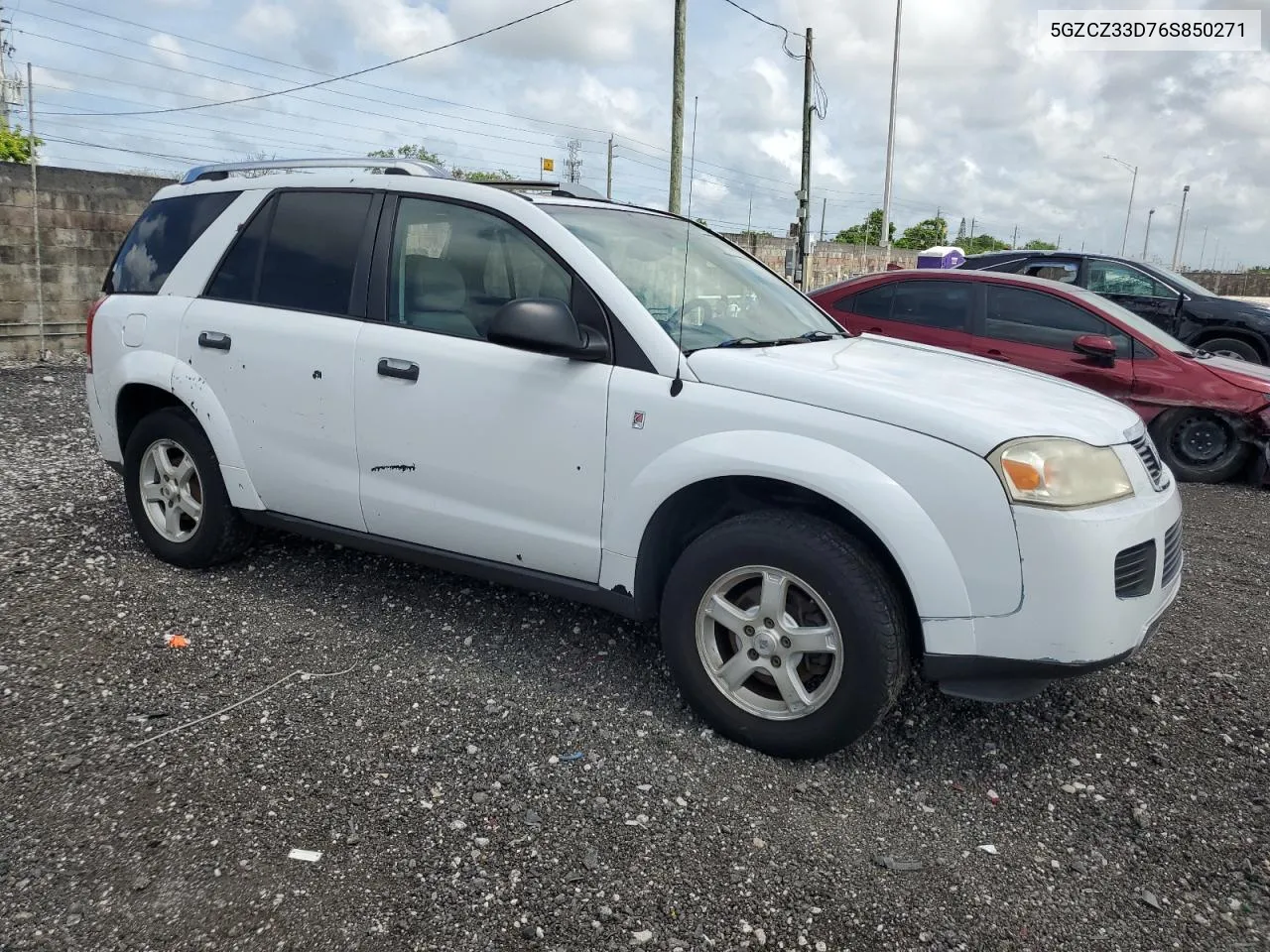 2006 Saturn Vue VIN: 5GZCZ33D76S850271 Lot: 60190994