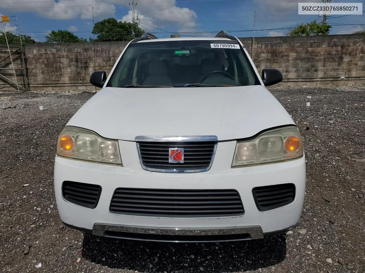 2006 Saturn Vue VIN: 5GZCZ33D76S850271 Lot: 60190994