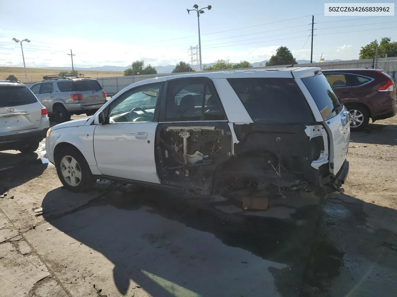 2006 Saturn Vue VIN: 5GZCZ63426S833962 Lot: 69860214