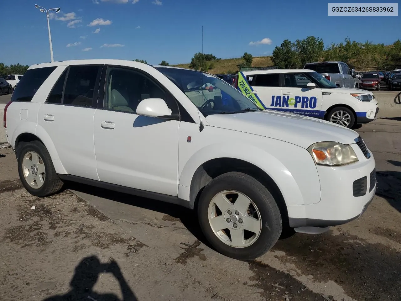 2006 Saturn Vue VIN: 5GZCZ63426S833962 Lot: 69860214