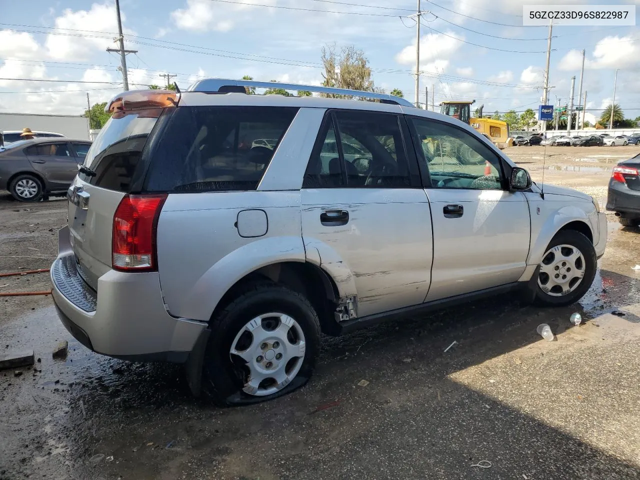 2006 Saturn Vue VIN: 5GZCZ33D96S822987 Lot: 70069134