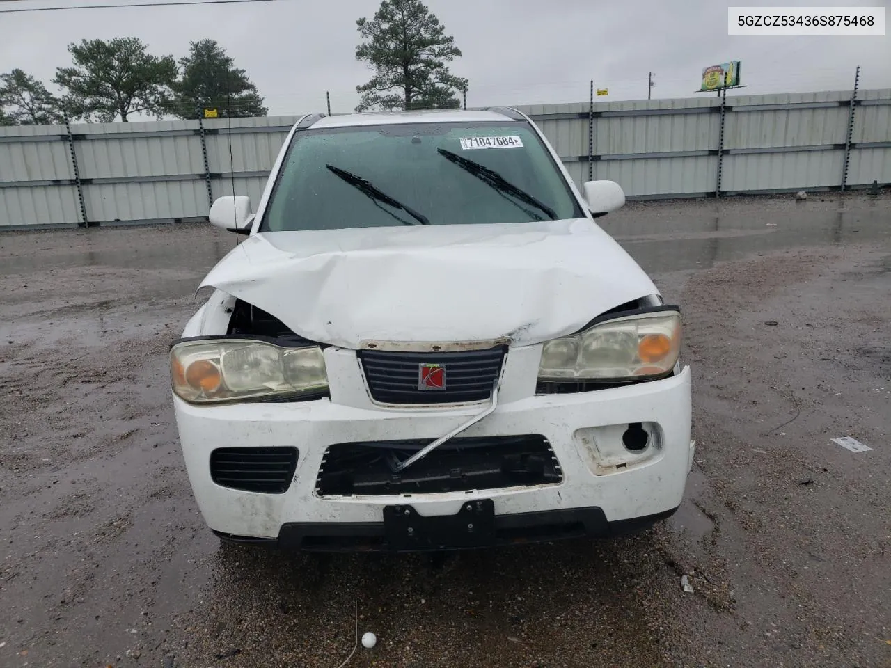 2006 Saturn Vue VIN: 5GZCZ53436S875468 Lot: 71047684