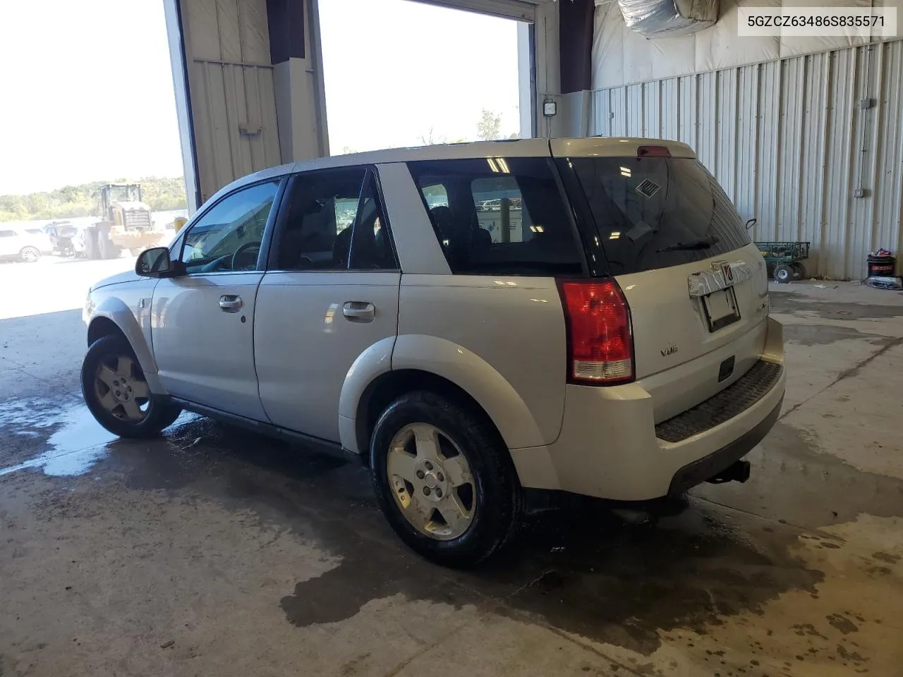 2006 Saturn Vue VIN: 5GZCZ63486S835571 Lot: 72360974